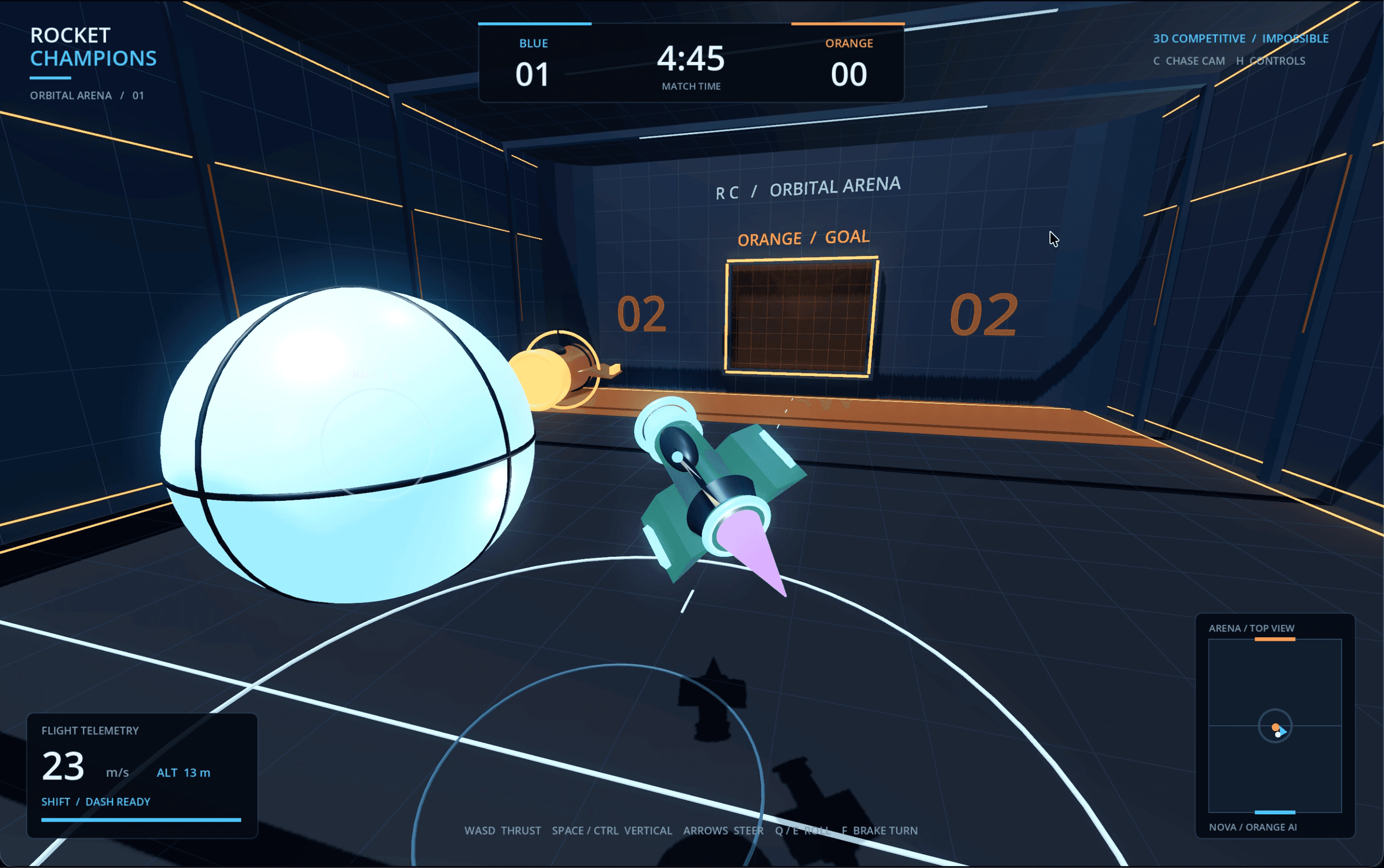Rocket Champions 3D gameplay