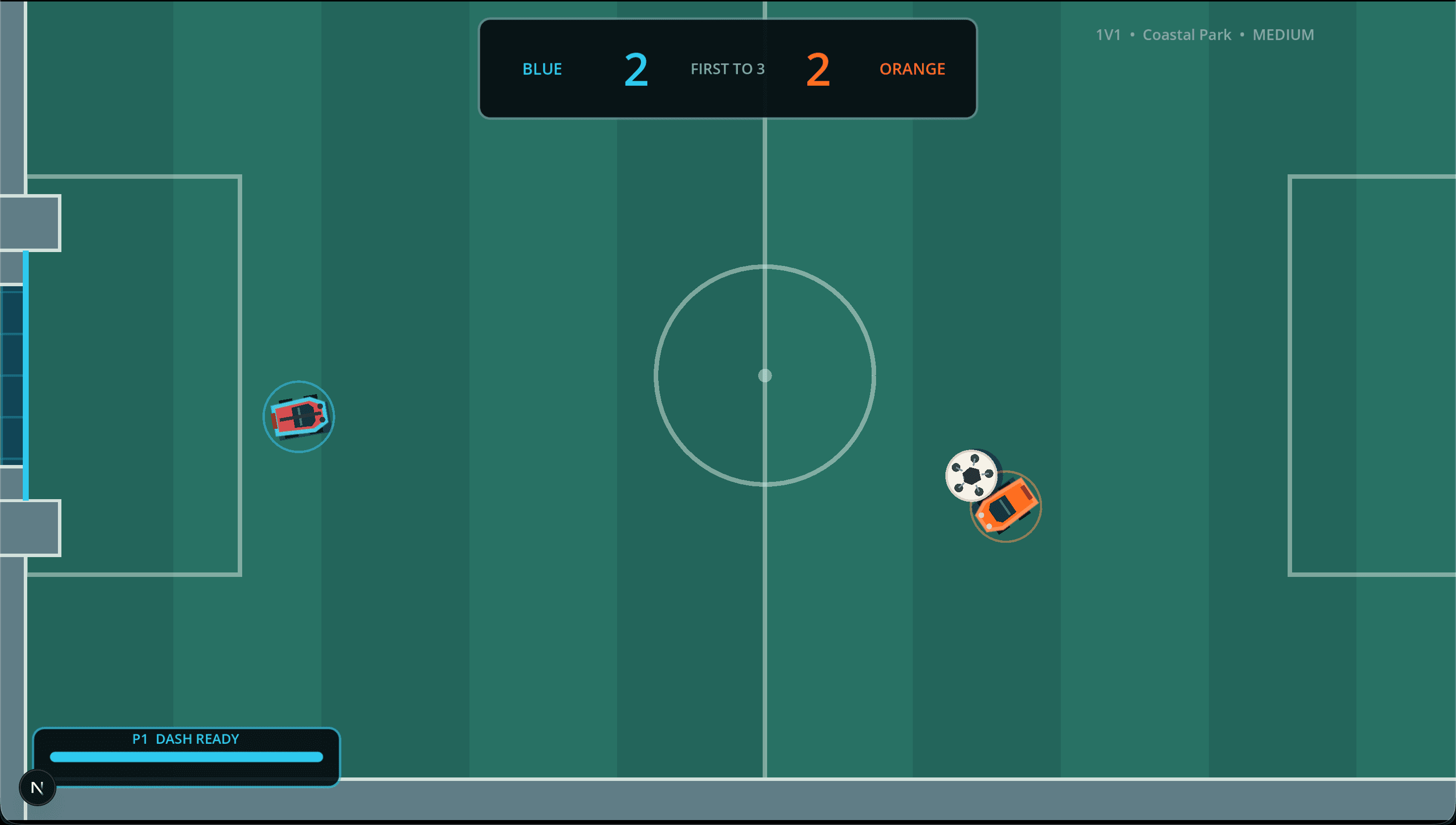 Bounce Soccer gameplay
