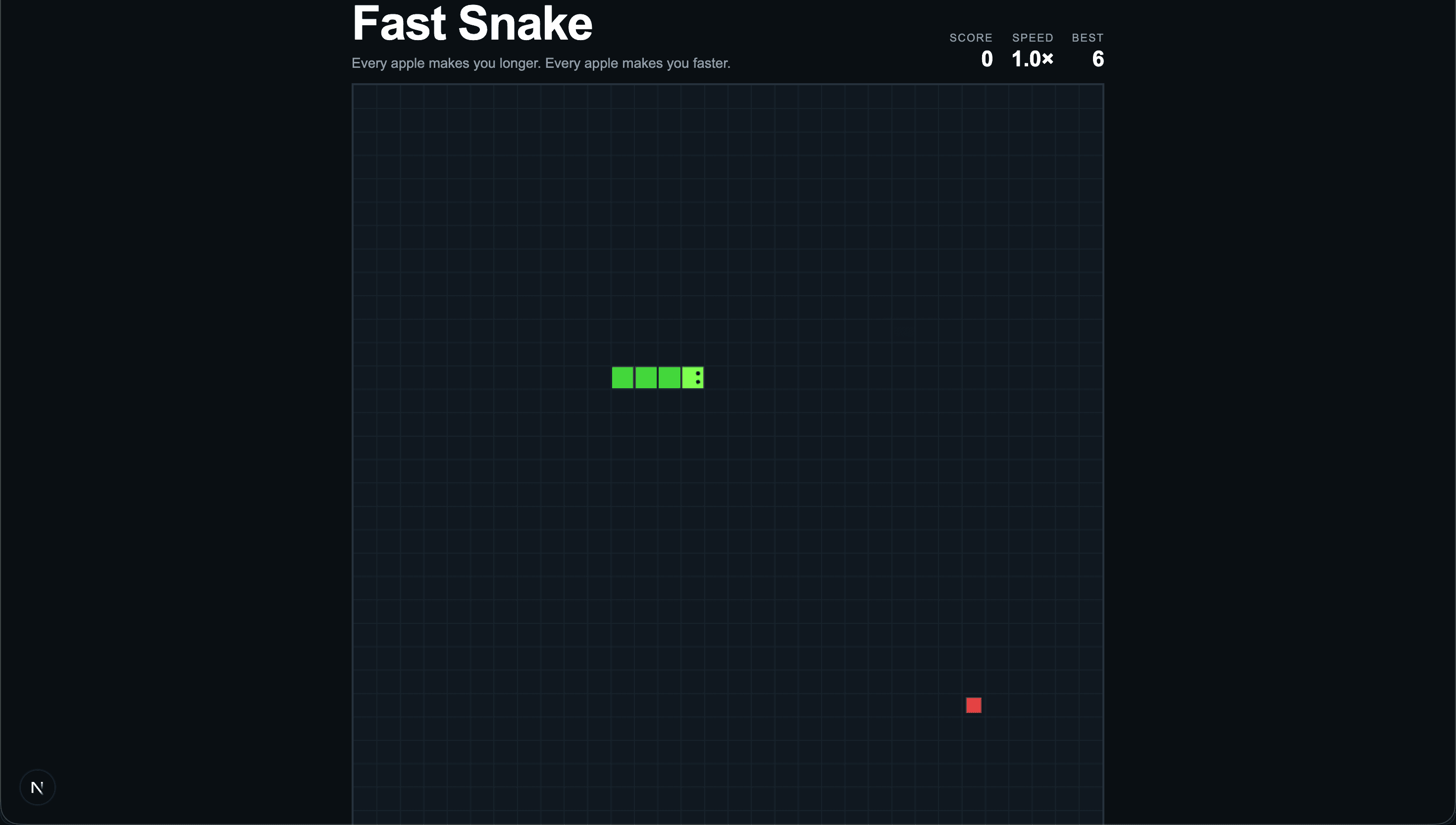 Fast Snake gameplay